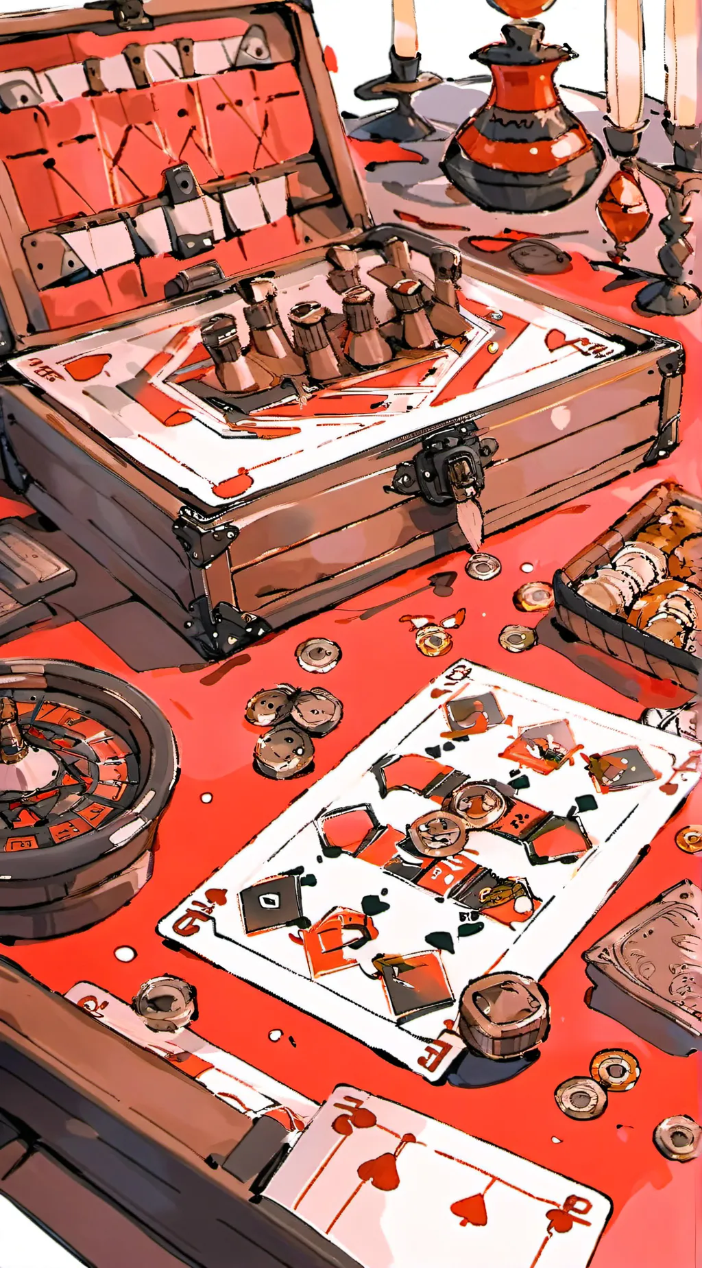 ai character: scp:board game background