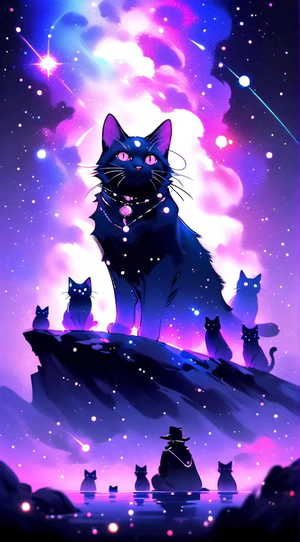 ai character: Cat kill fave cat background