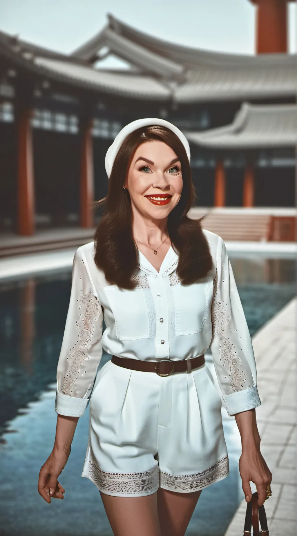 ai character: Flo from Pro… background