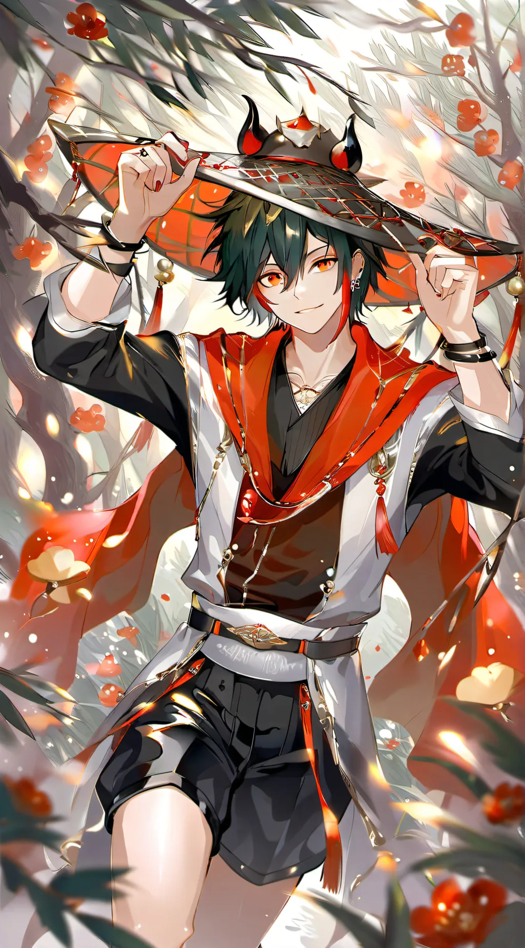 ai character: Deku Bf background