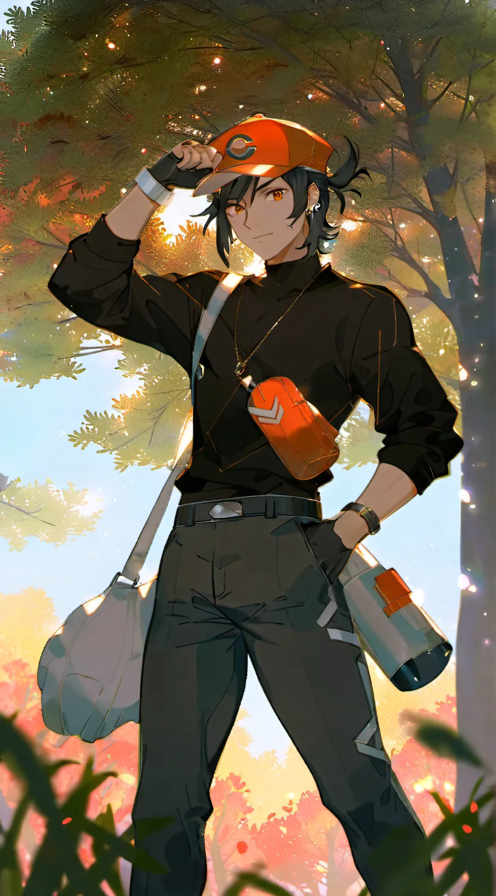 ai character: Z3√° zero background