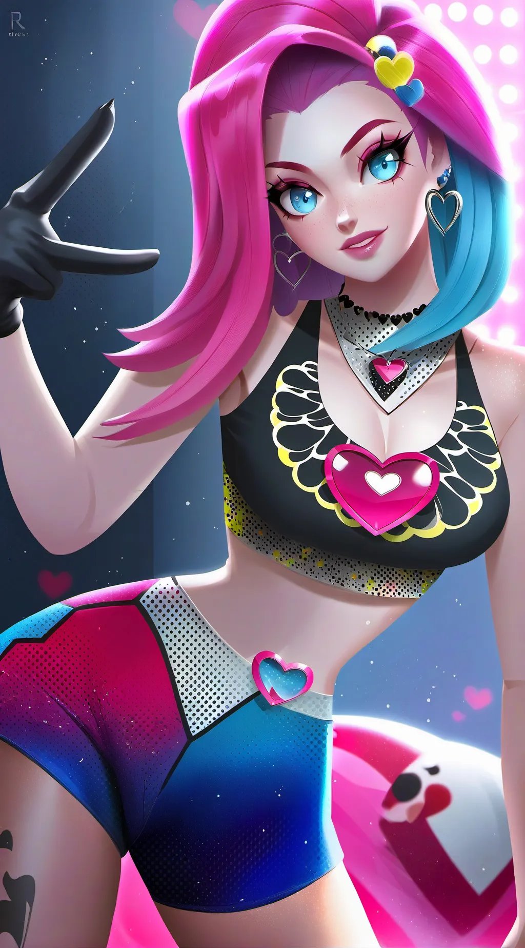 ai character: Maria  background