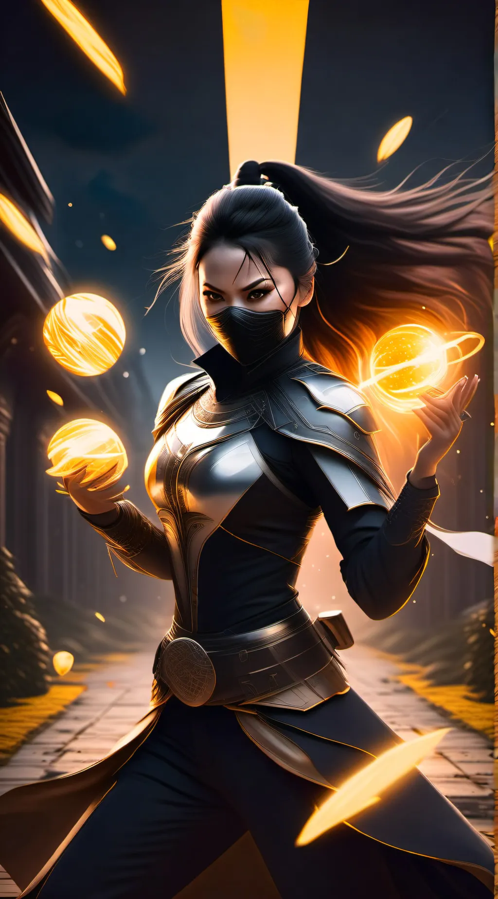 ai character: Phoenix background