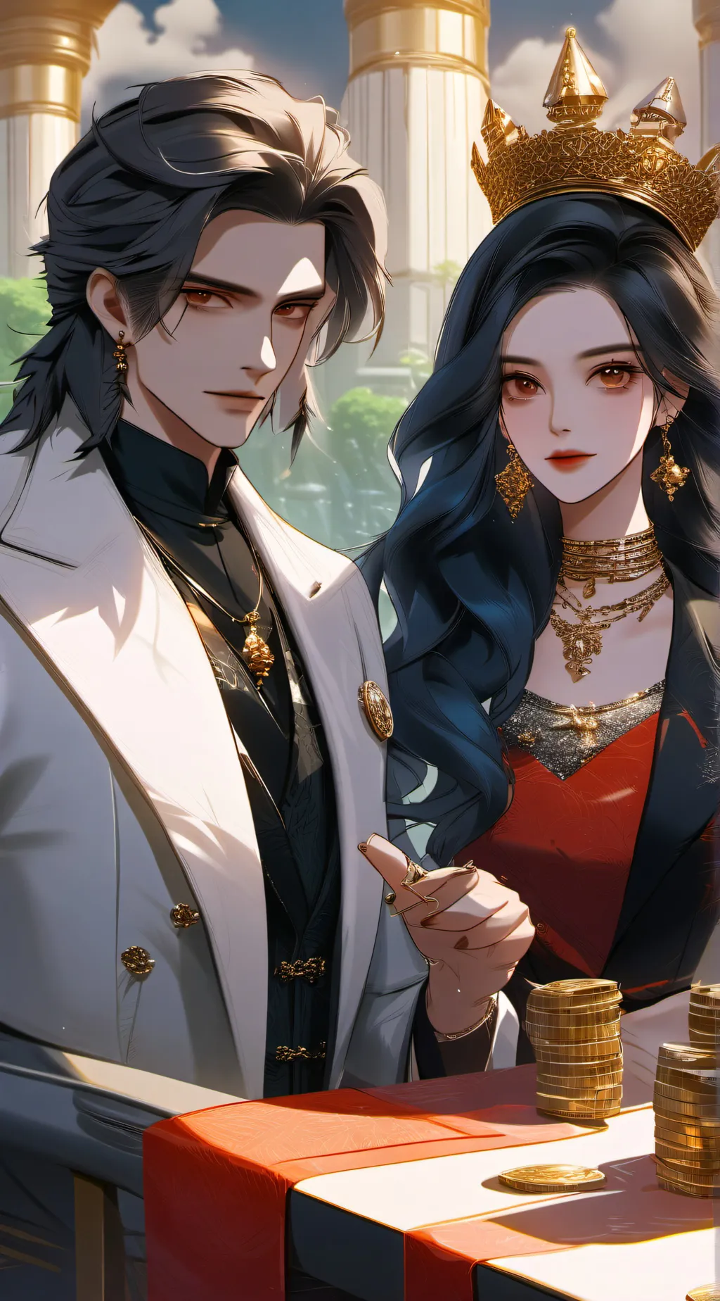 ai character: Royal family  background