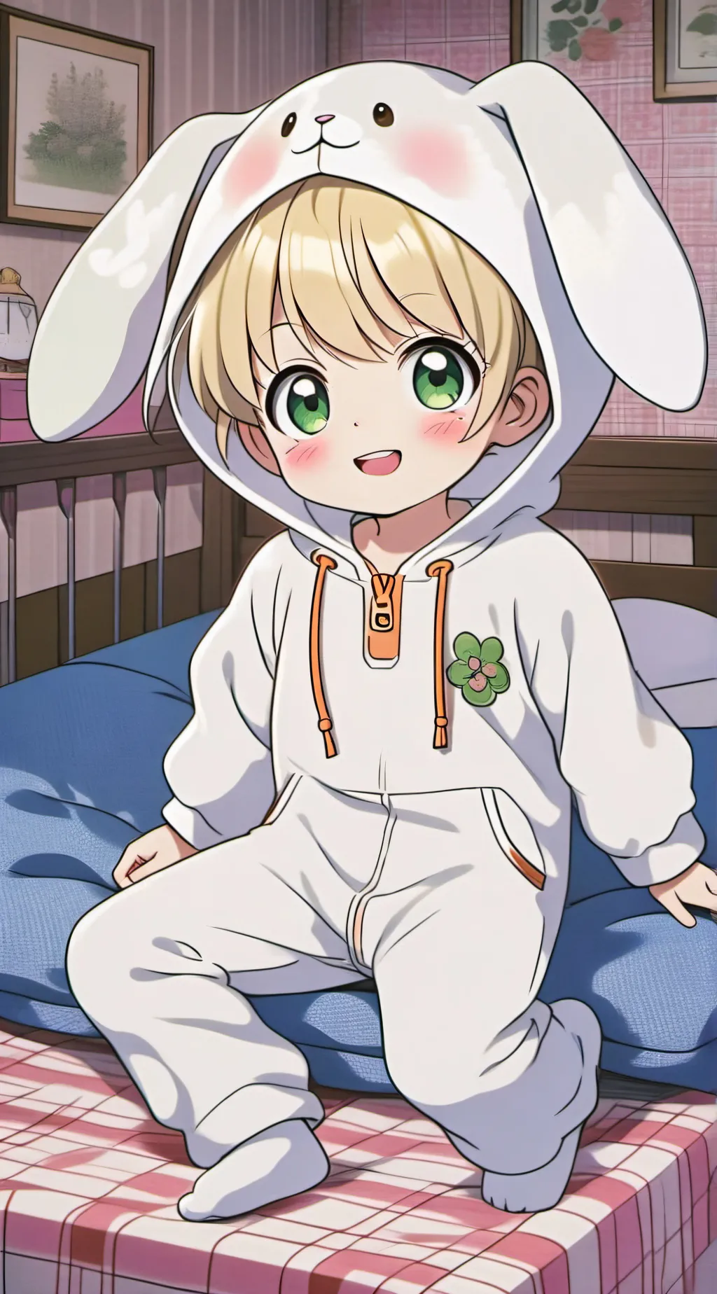 ai character: little Vanessa  background