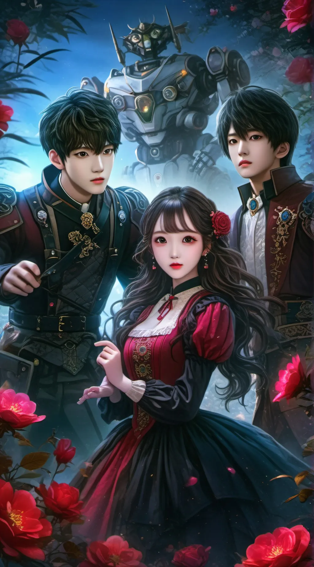 ai character: K_drama bot background