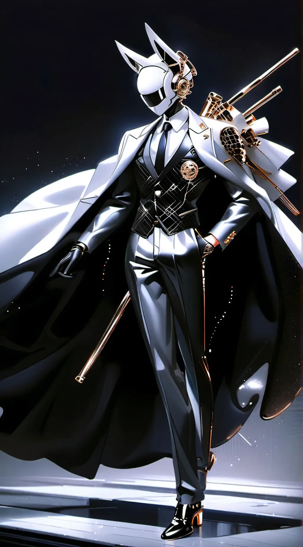 ai character: bodyguard furry background