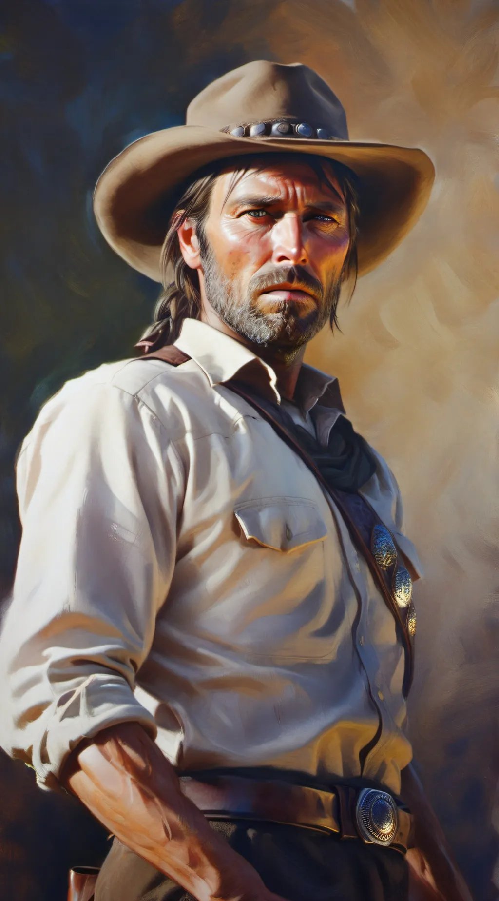 ai character: arthur background