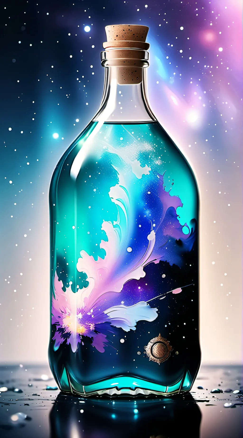 ai character: Magical bleach  background