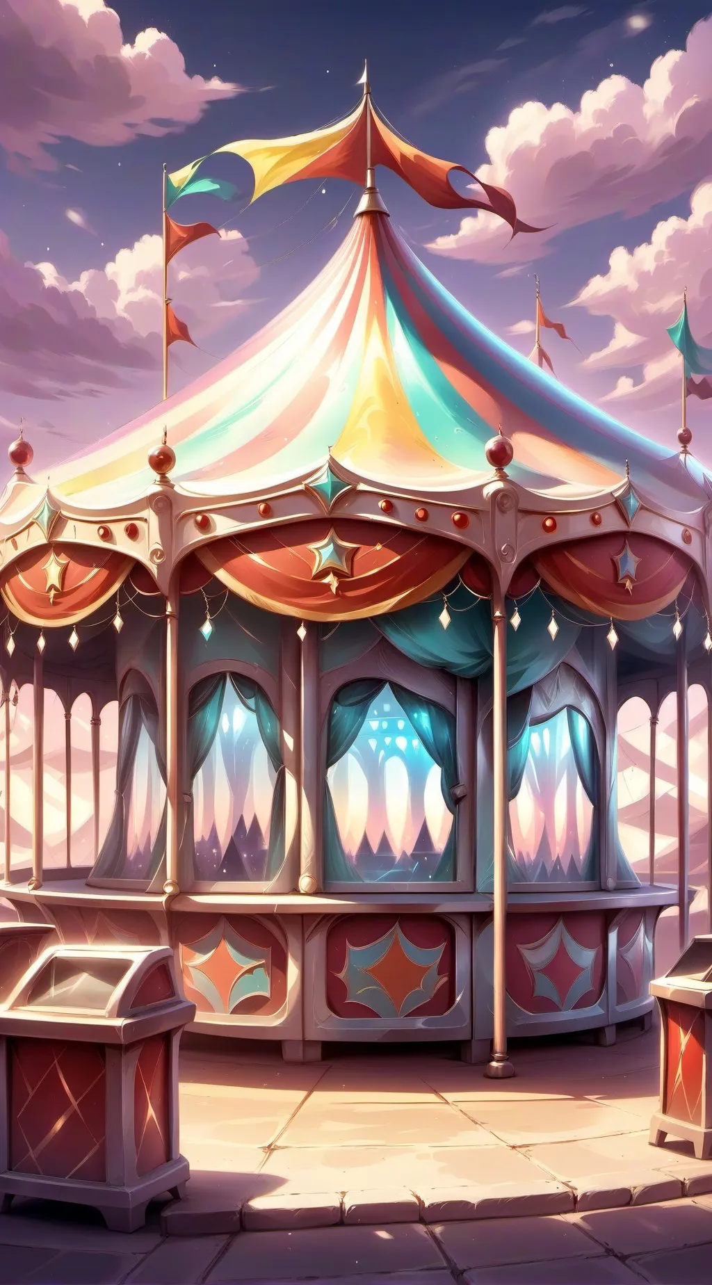 ai character: Circus(NOT TADC)  background