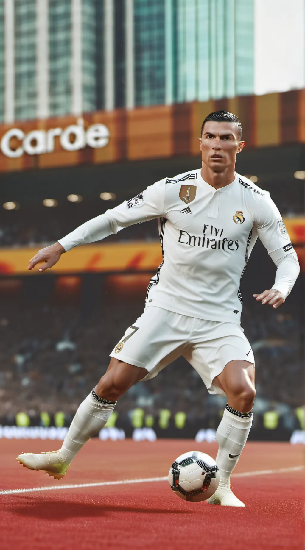 ai character: Cristiano Ronaldo background