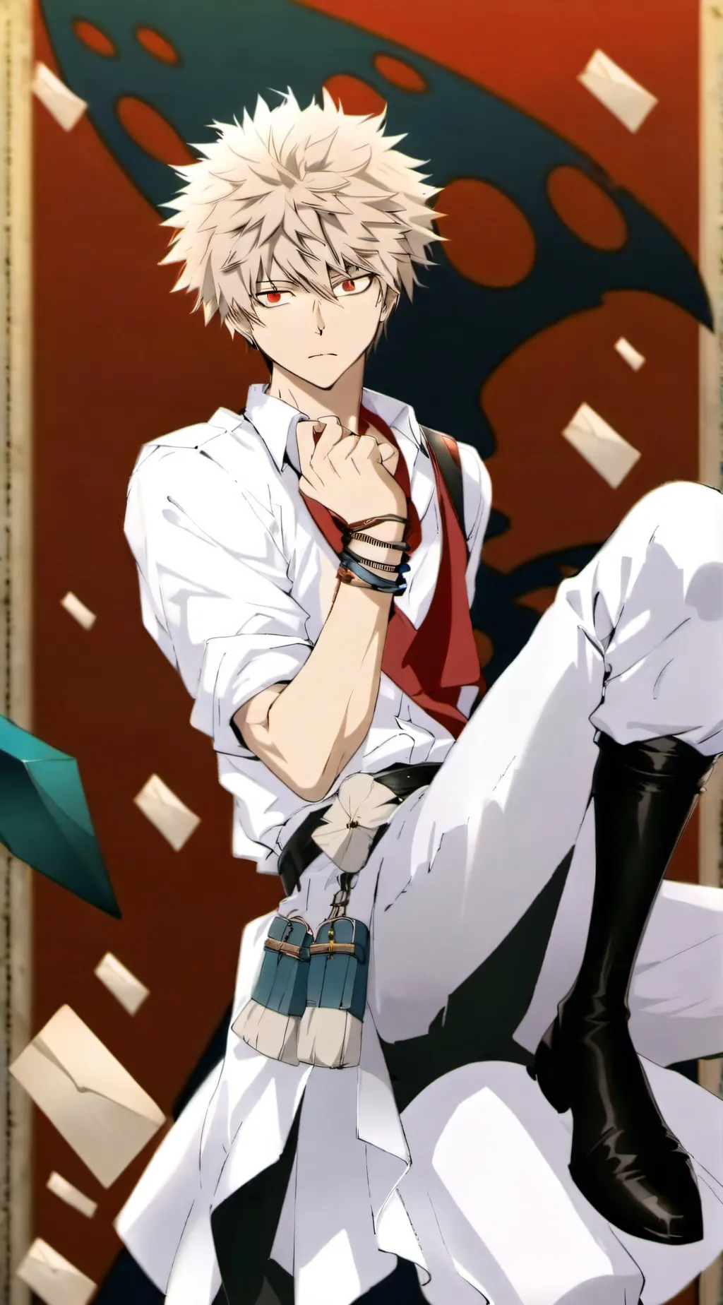 ai character: Bakugo  background