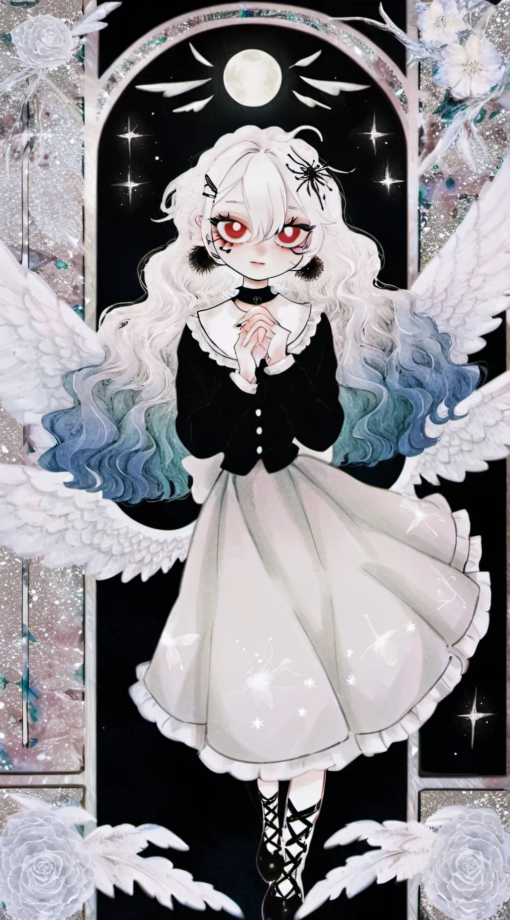 ai character: angelhusk background