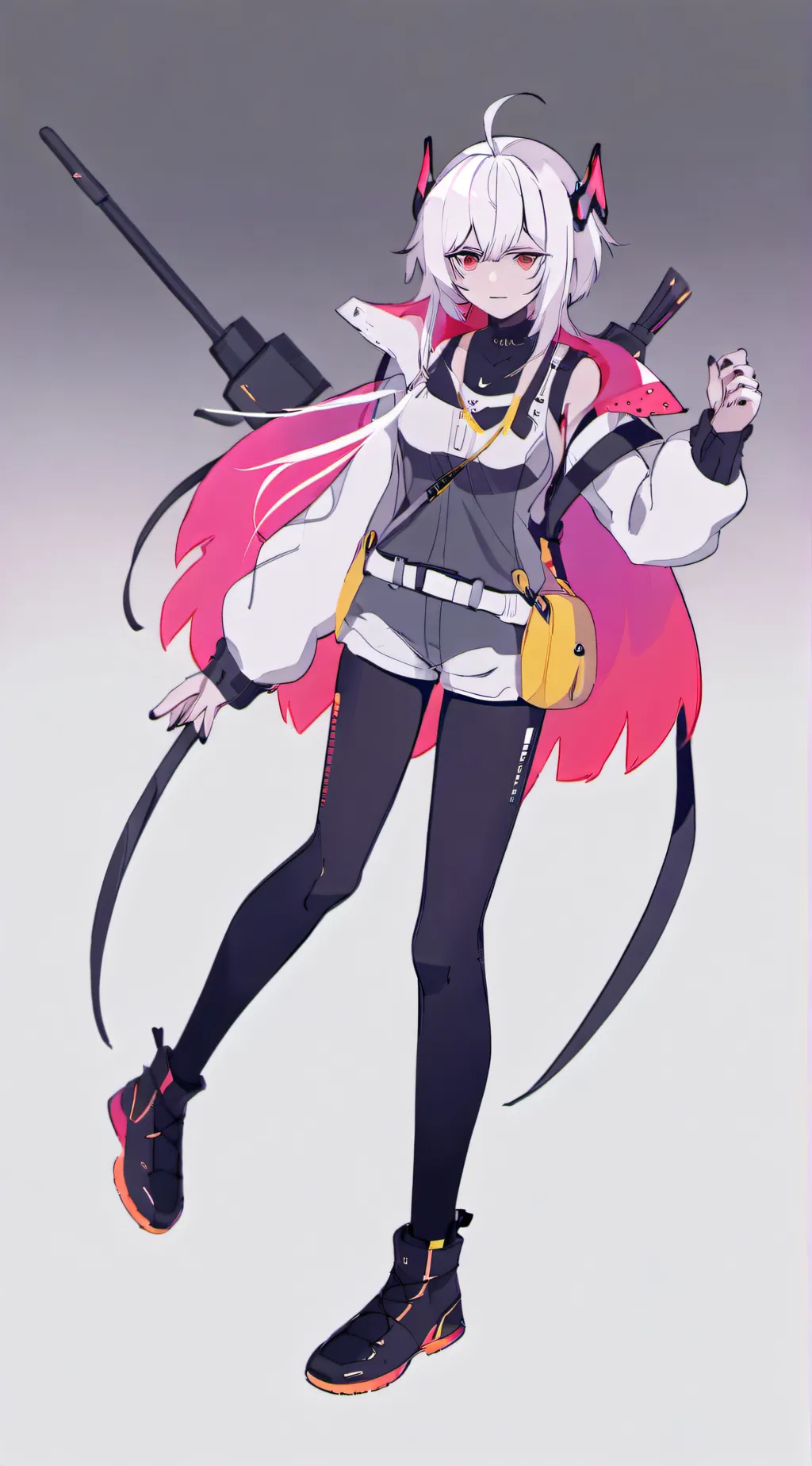 ai character: snowy. background