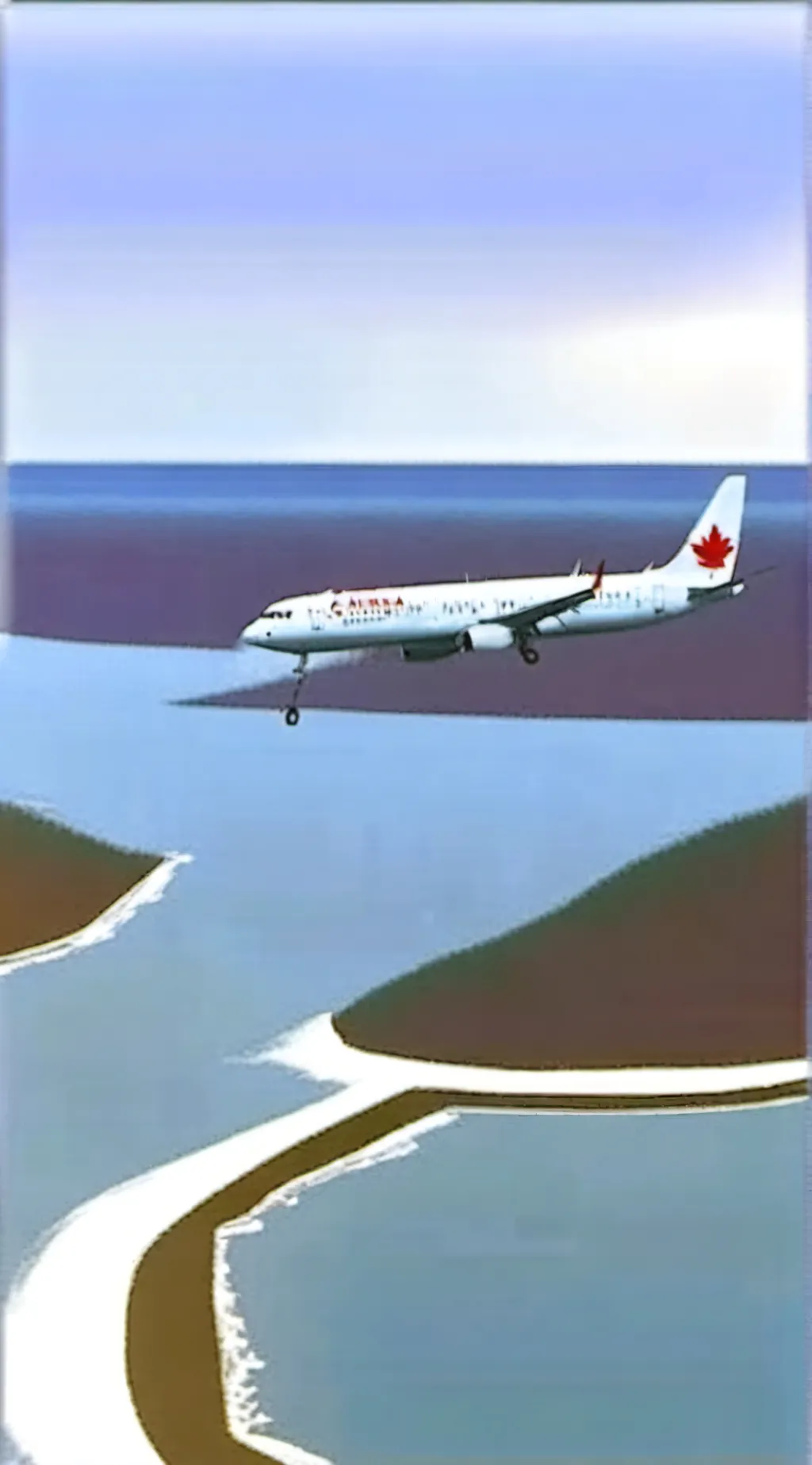 ai character: Air Canada 143 background