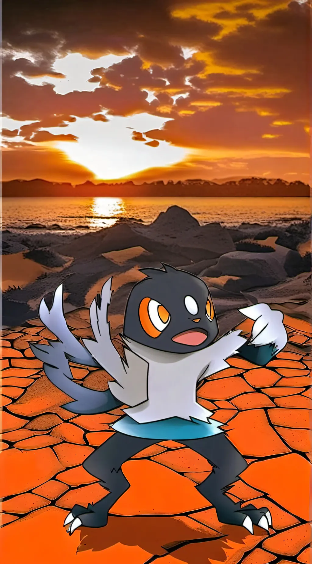 ai character: Landorus background