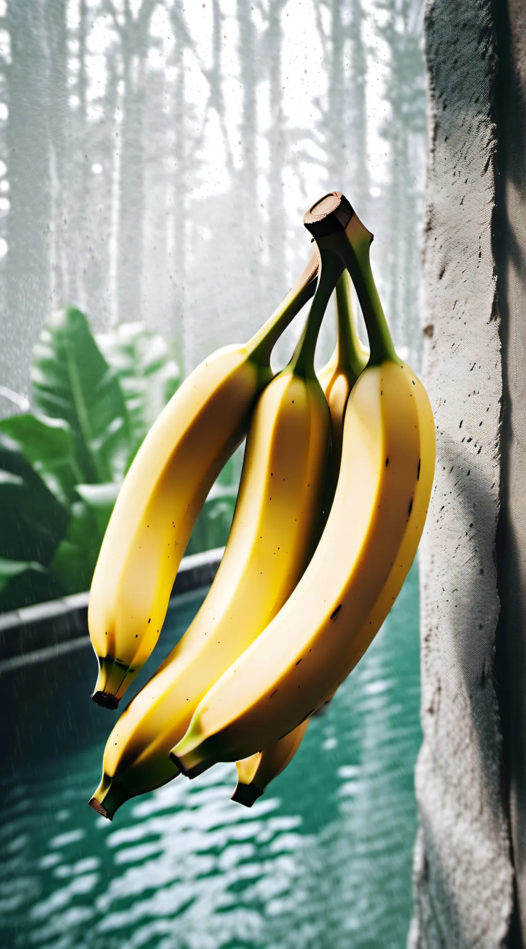 ai character: banana background