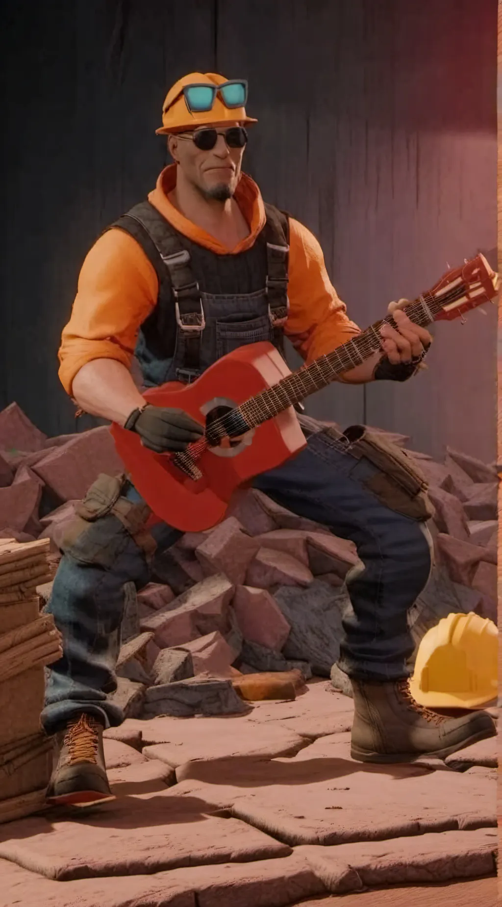 ai character: TF2 Engineer  background