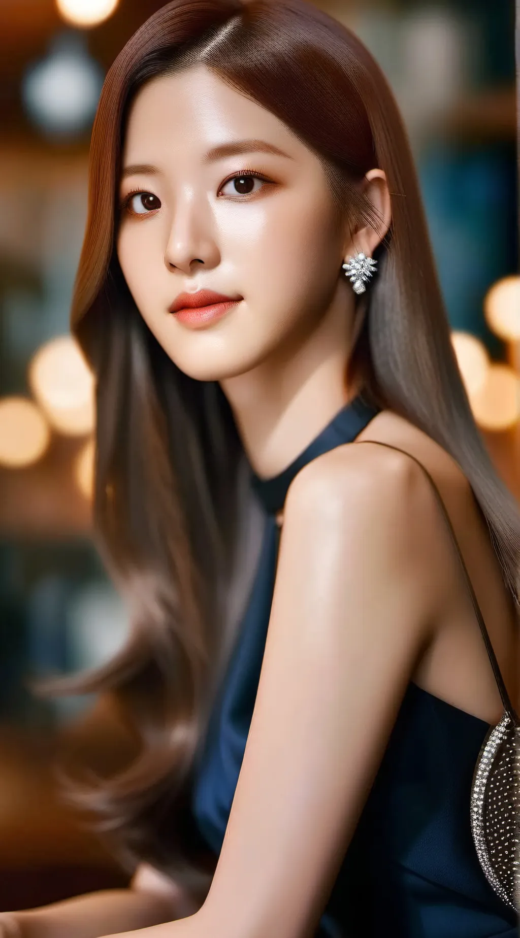 ai character: Miyeon from gidle background