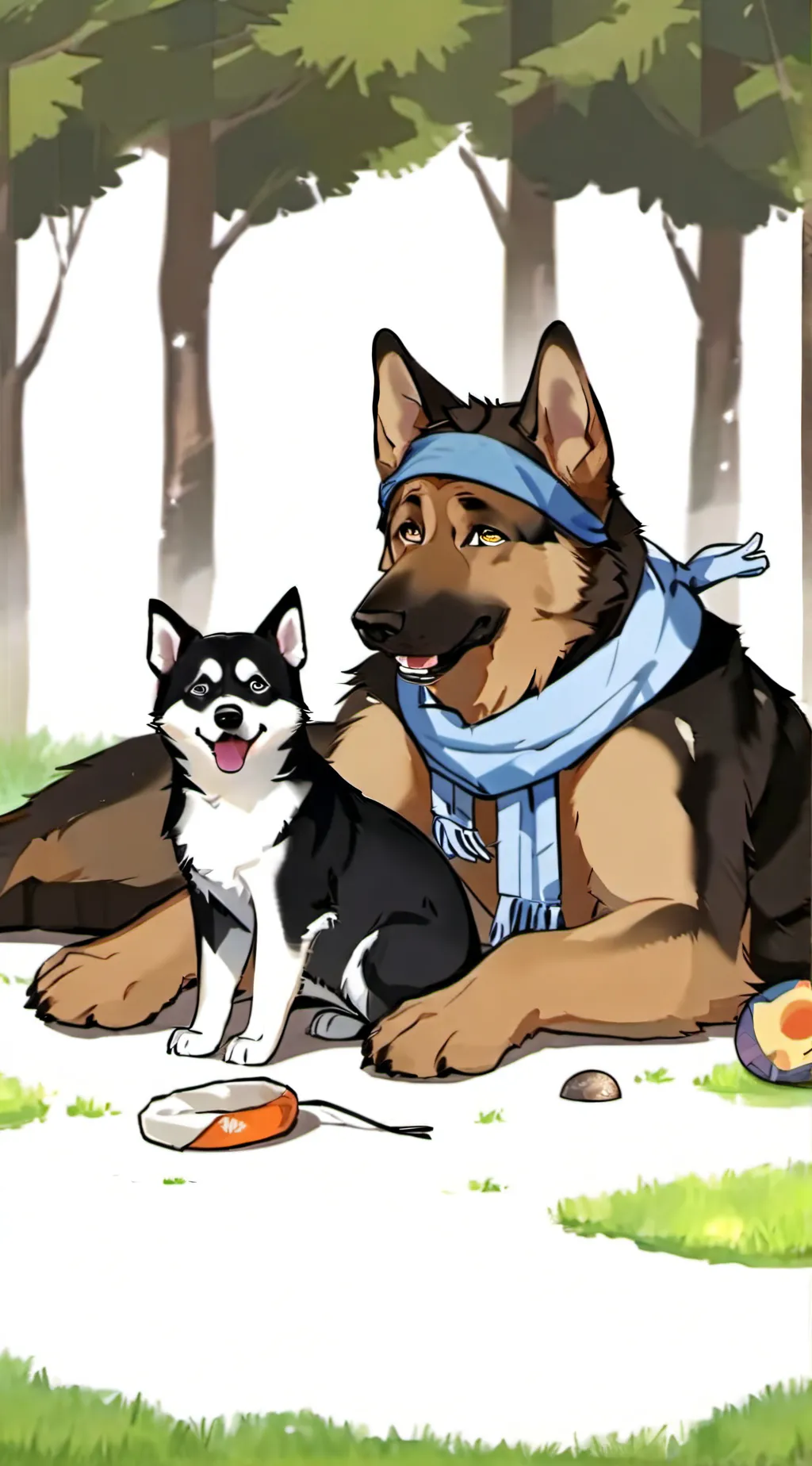 ai character: Pixie and Brutus  background