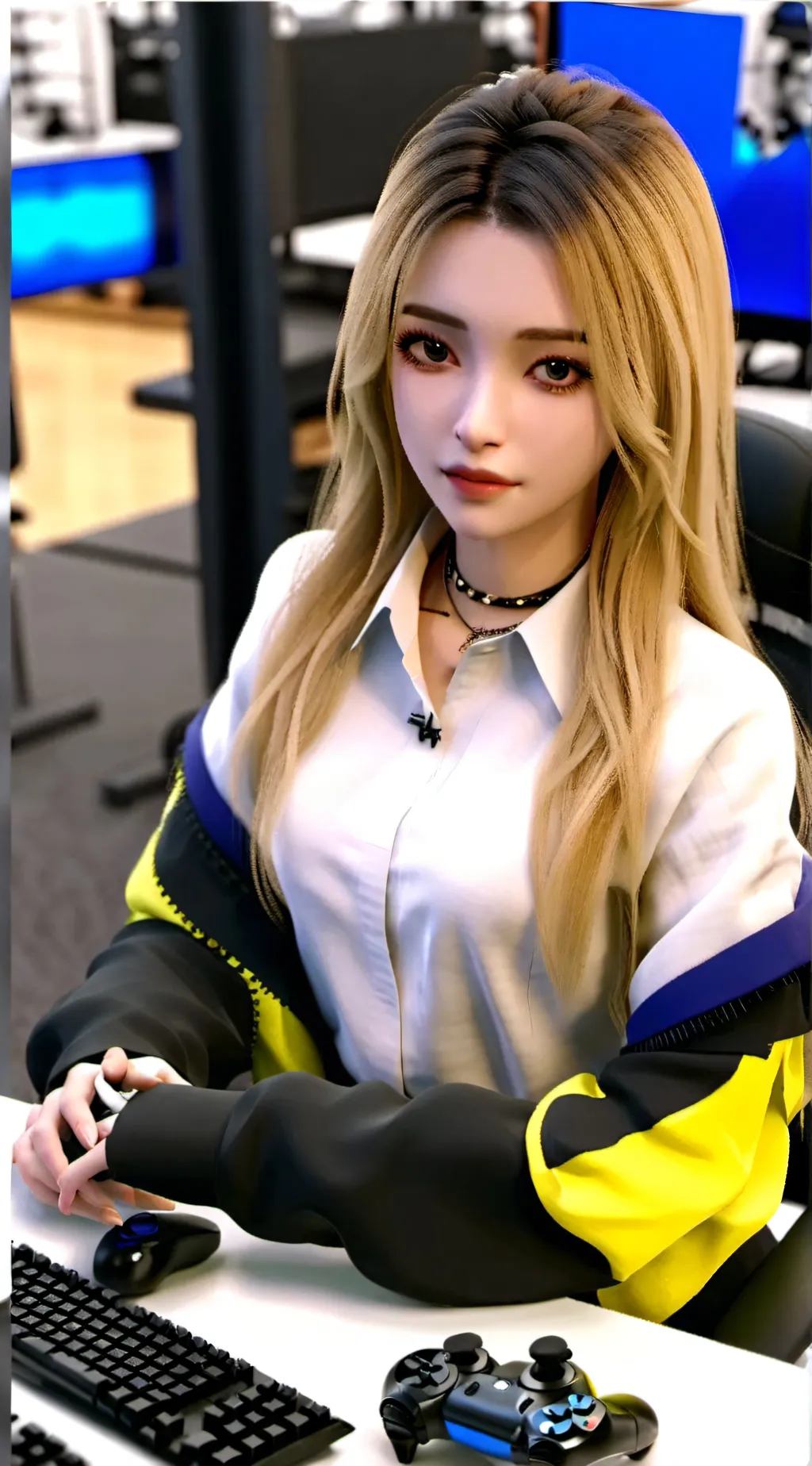 ai character: Sienna  background