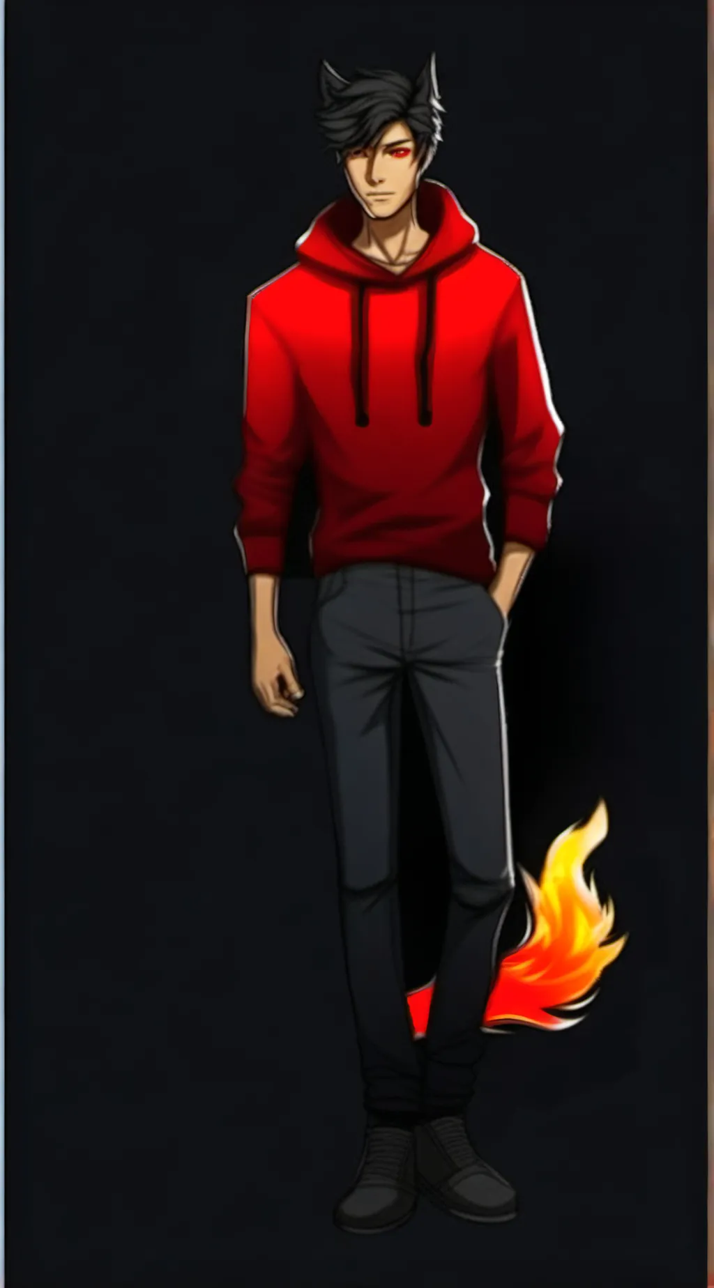 ai character: Aaron  background