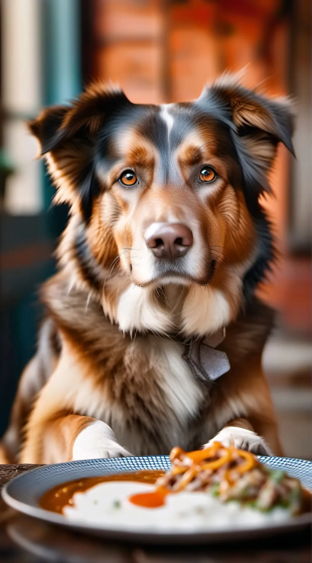 ai character: dog background