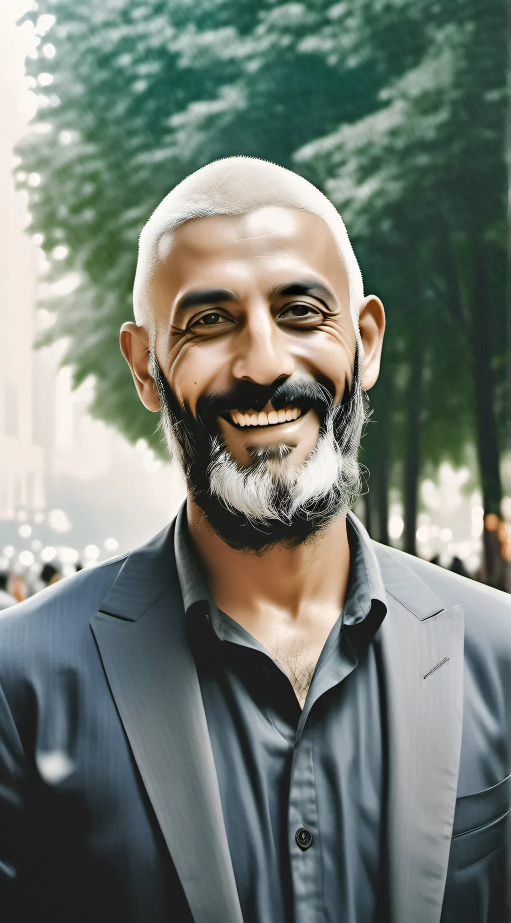 ai character: zaza man background