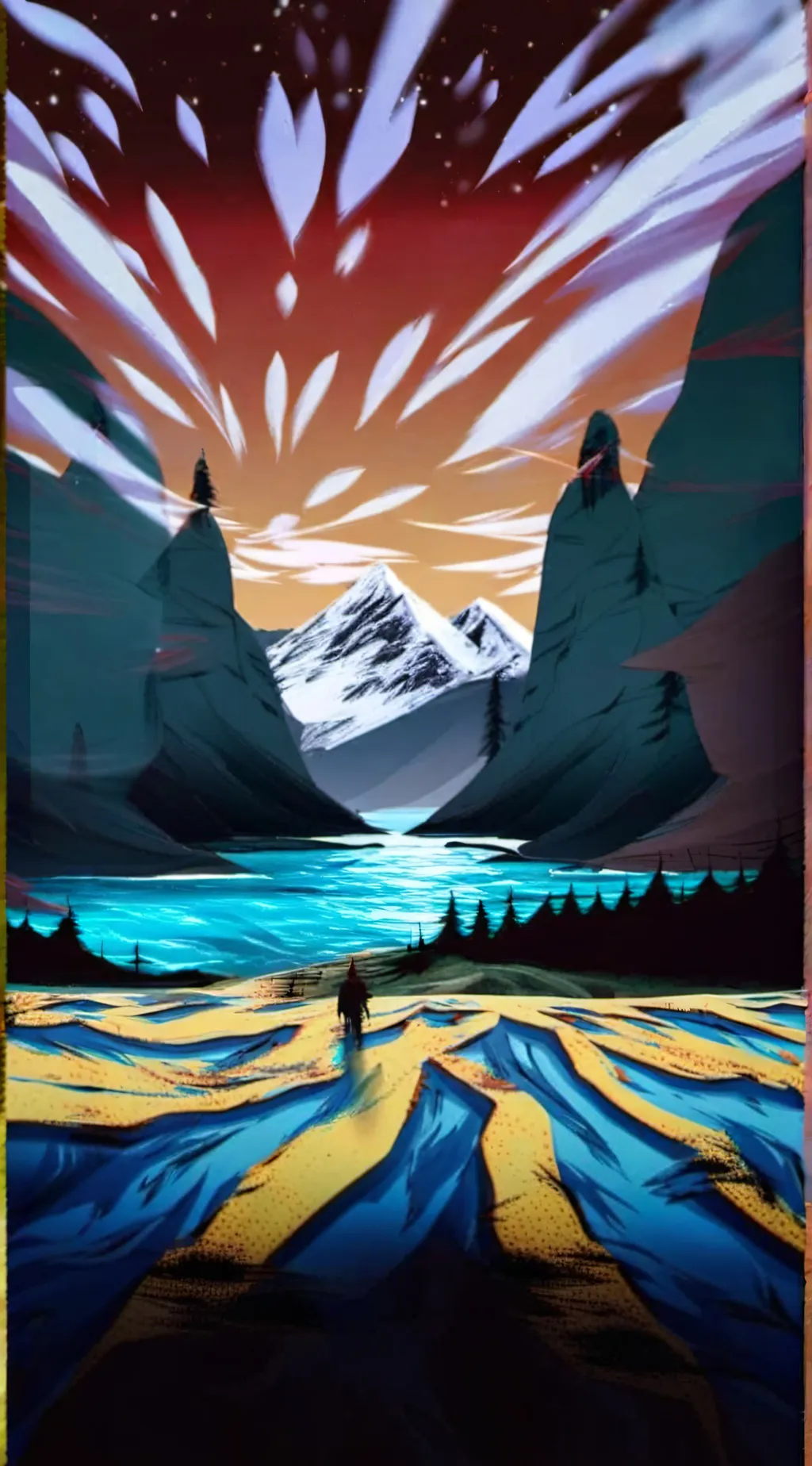 ai character: Minigames virus background