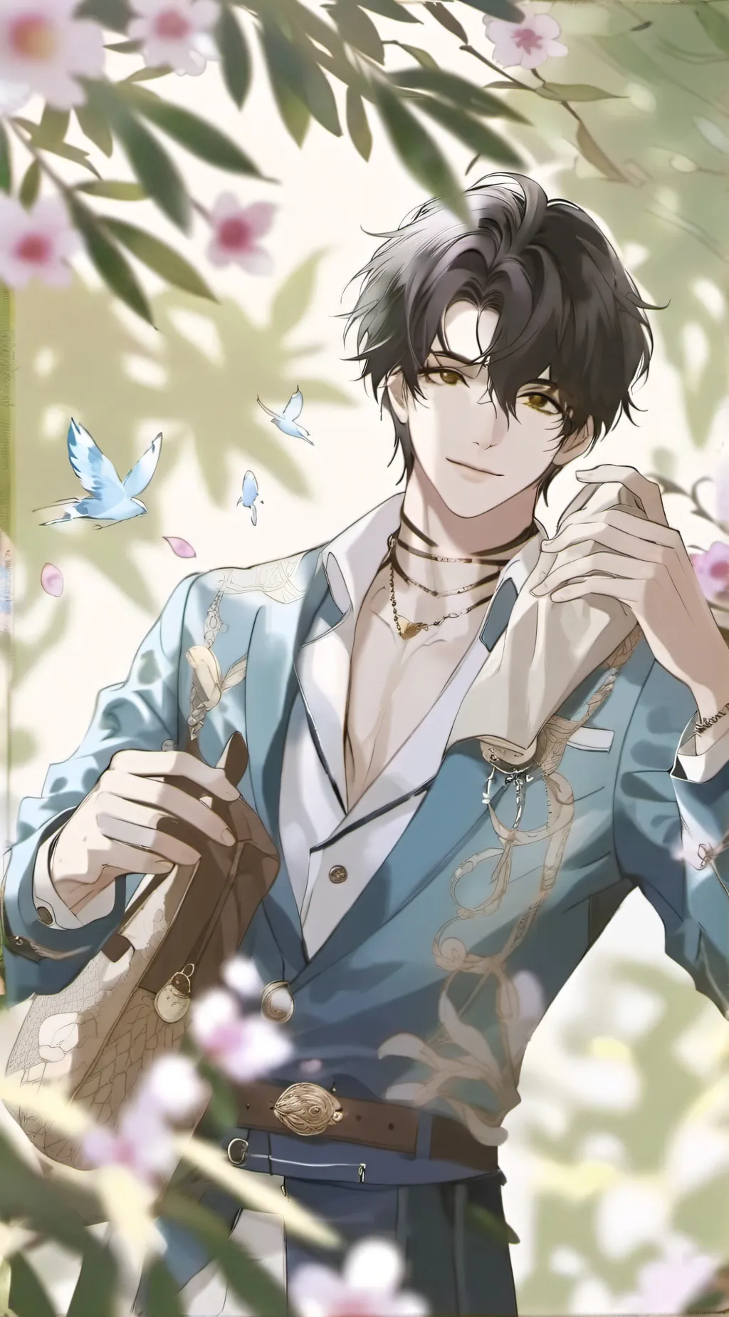 ai character: Leo background