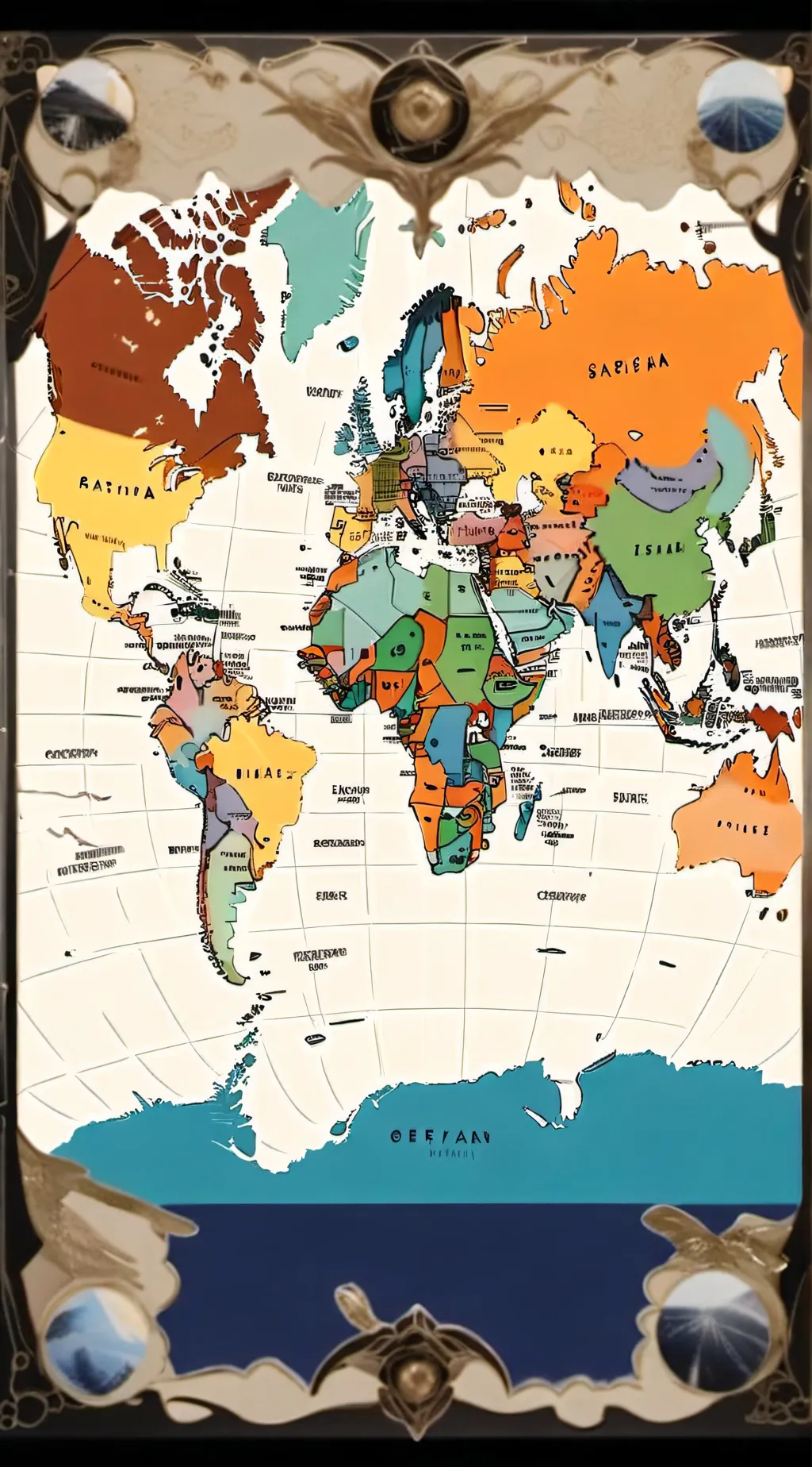 ai character: Countryballs!! background