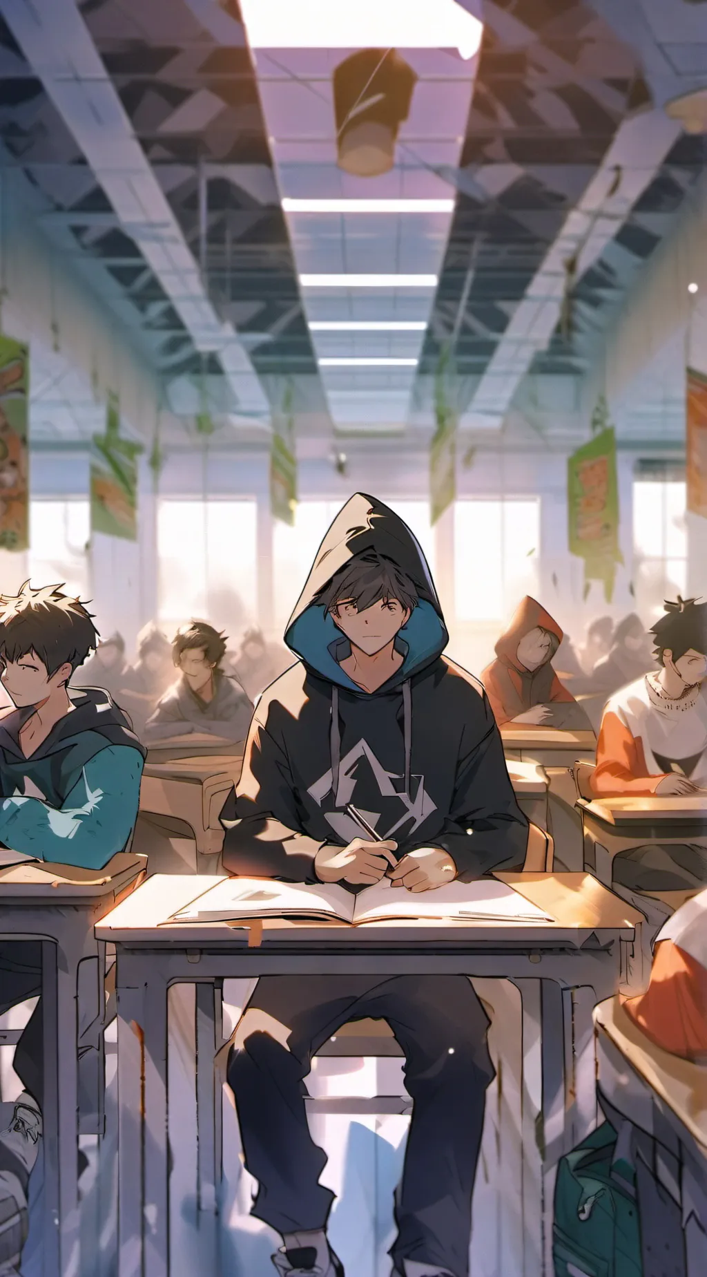 ai character: quiet kid background