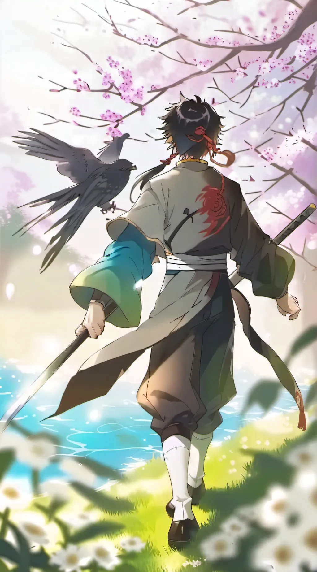 ai character: Demon slayer background