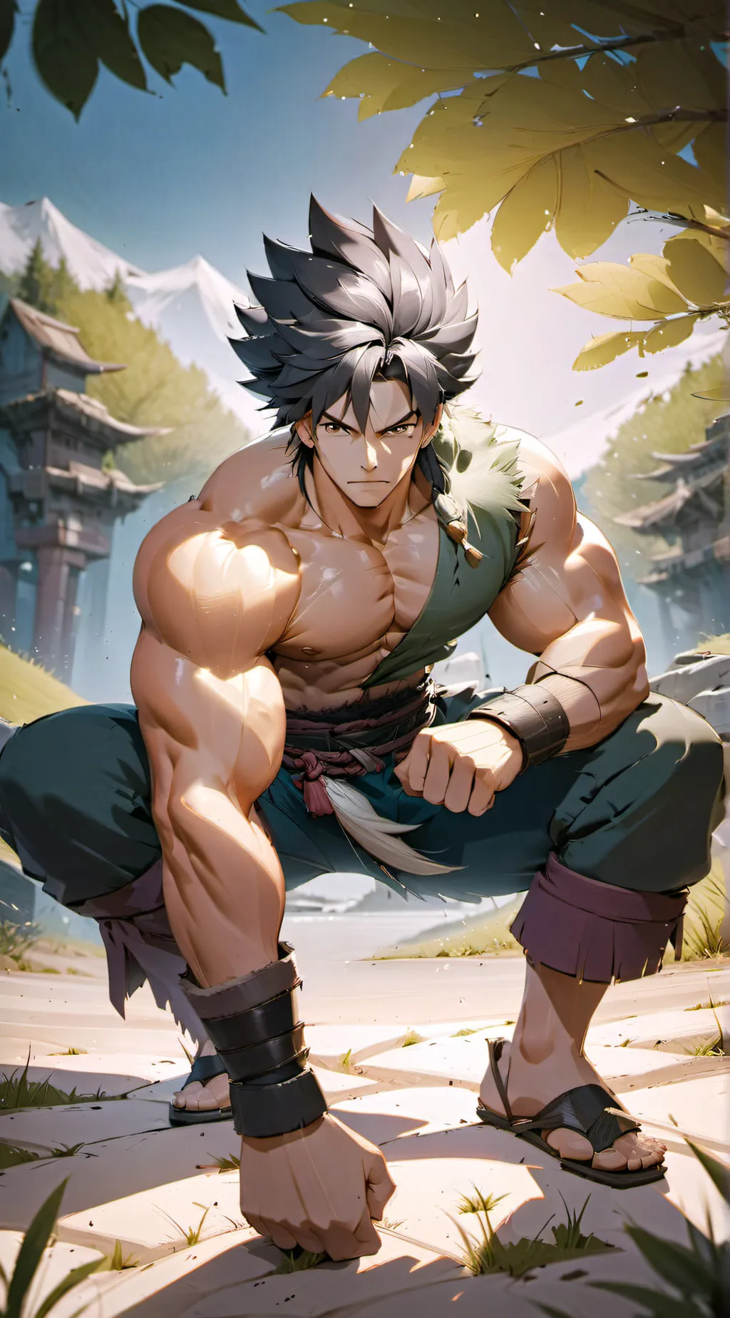 ai character: Warriot background