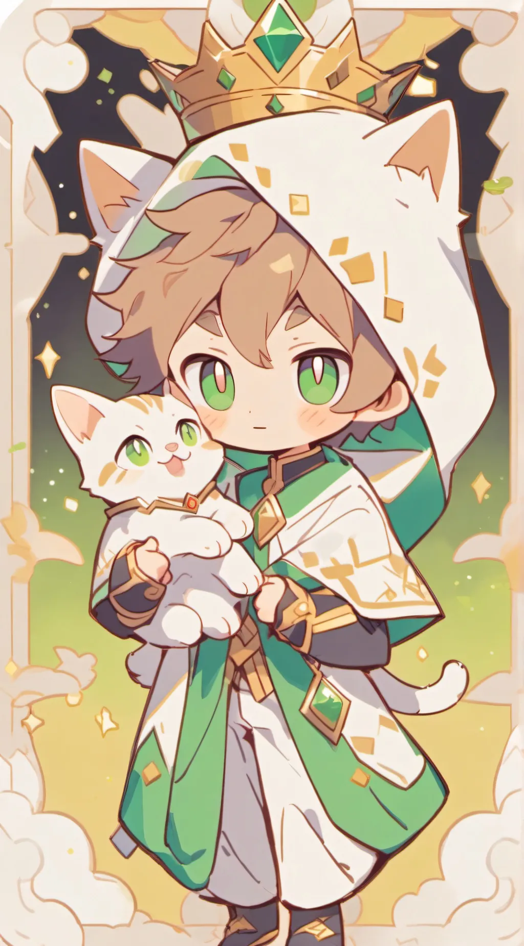 ai character: king Parker background