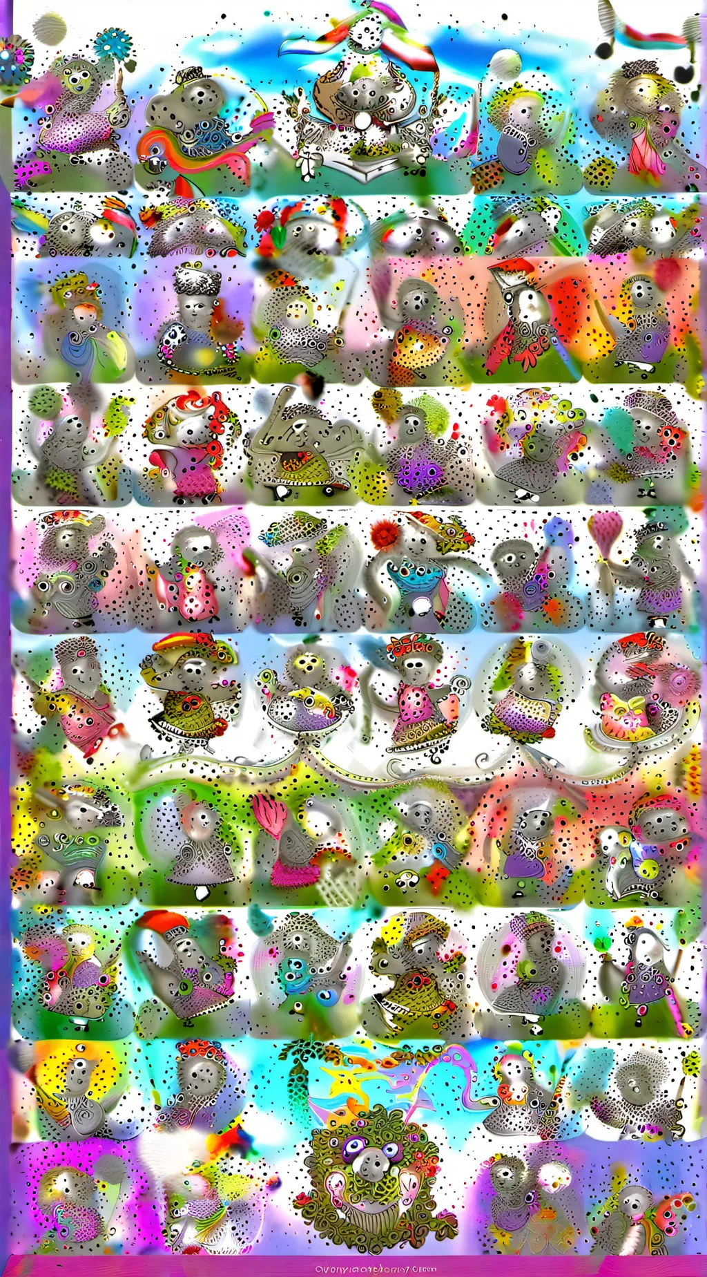 ai character: Every one in msm background