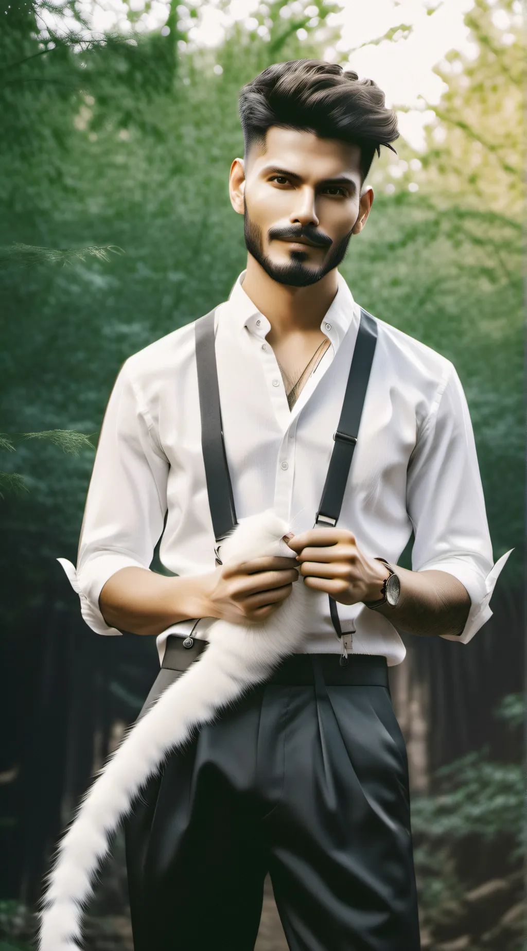 ai character: cat background