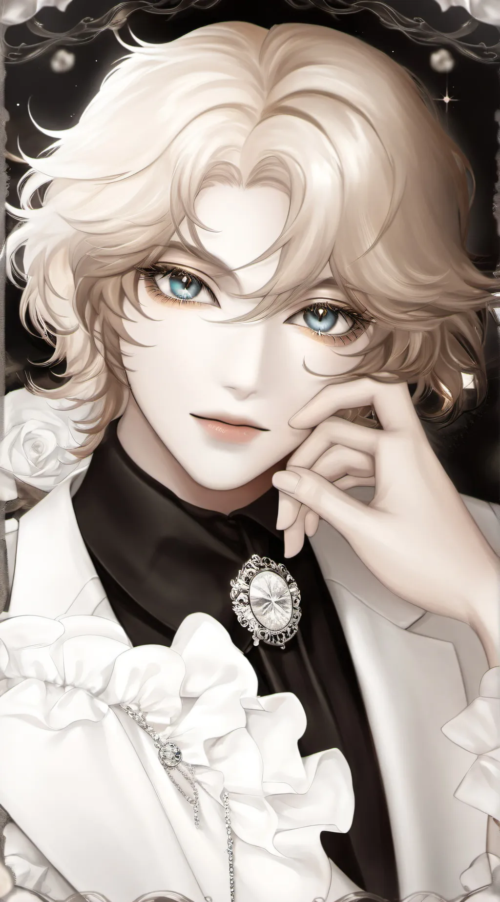 ai character: Pupet Master/ jay background