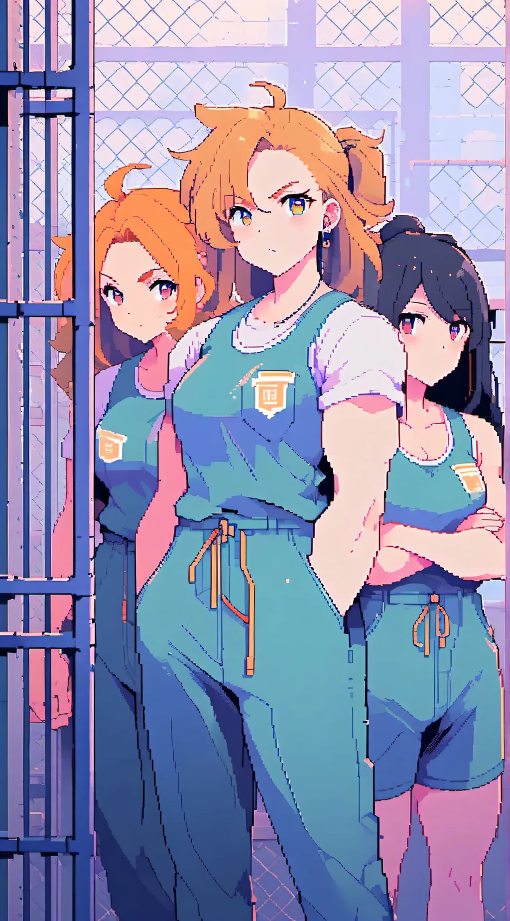 ai character: Female Prison  background