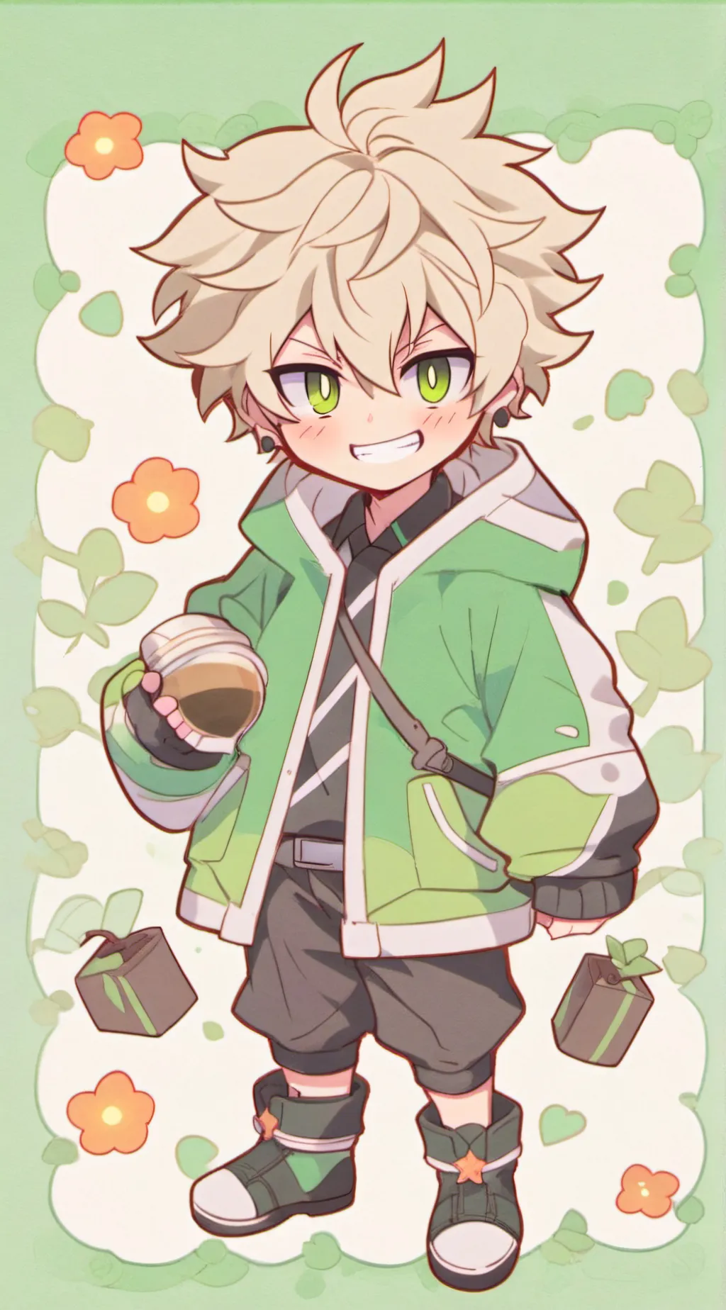 ai character: MHA ENTRANCE EXAM background