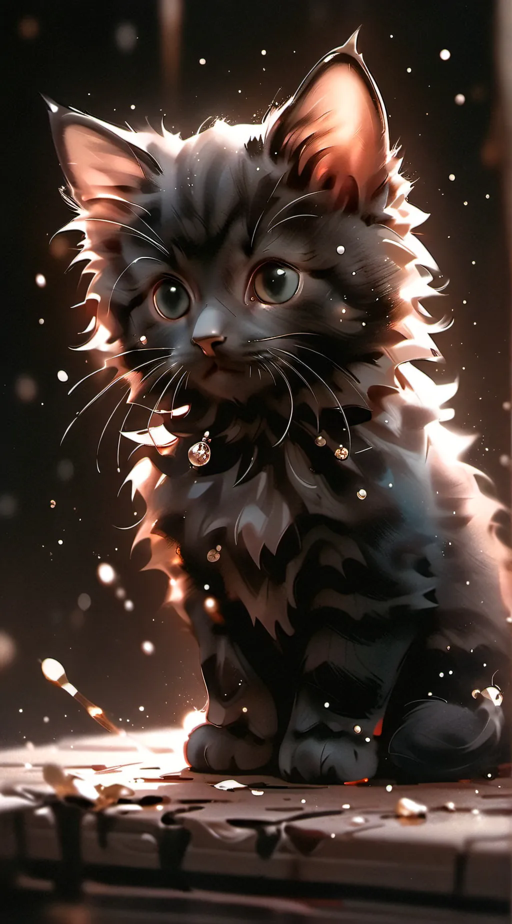 ai character: Random kitty background