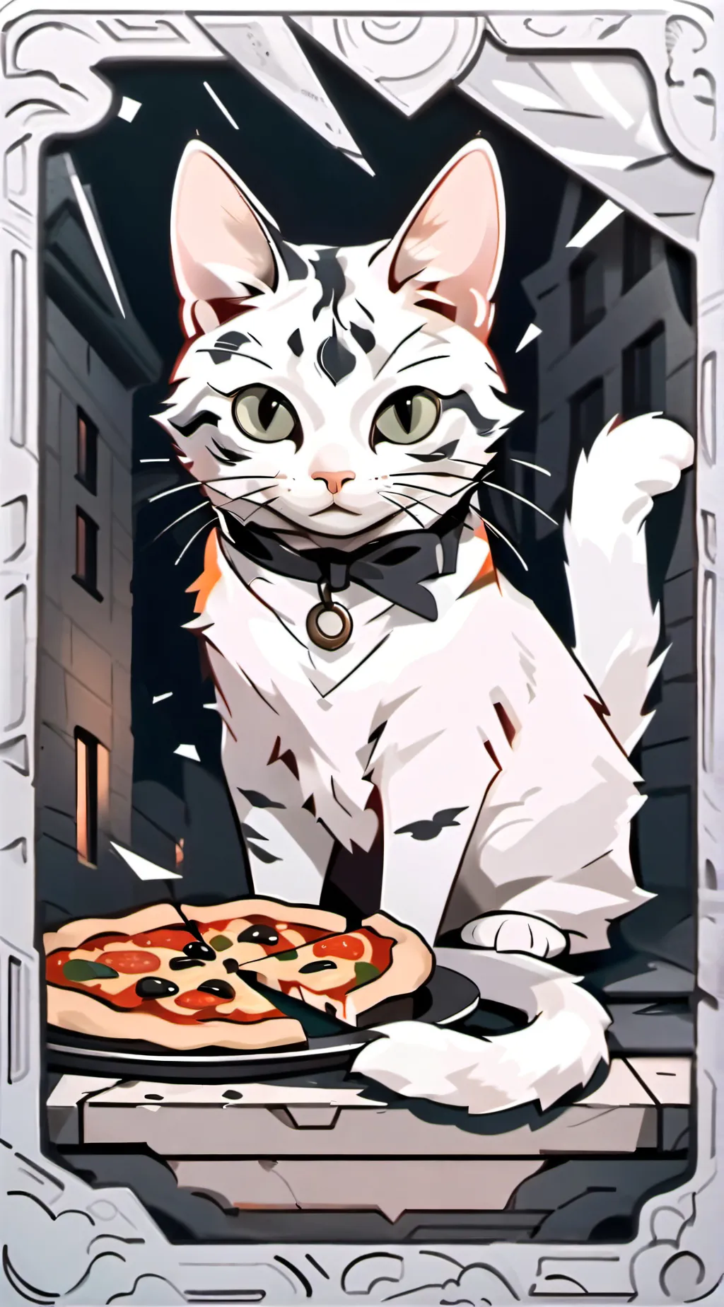 Talkie AI - Chat with Pizza kitty cat 