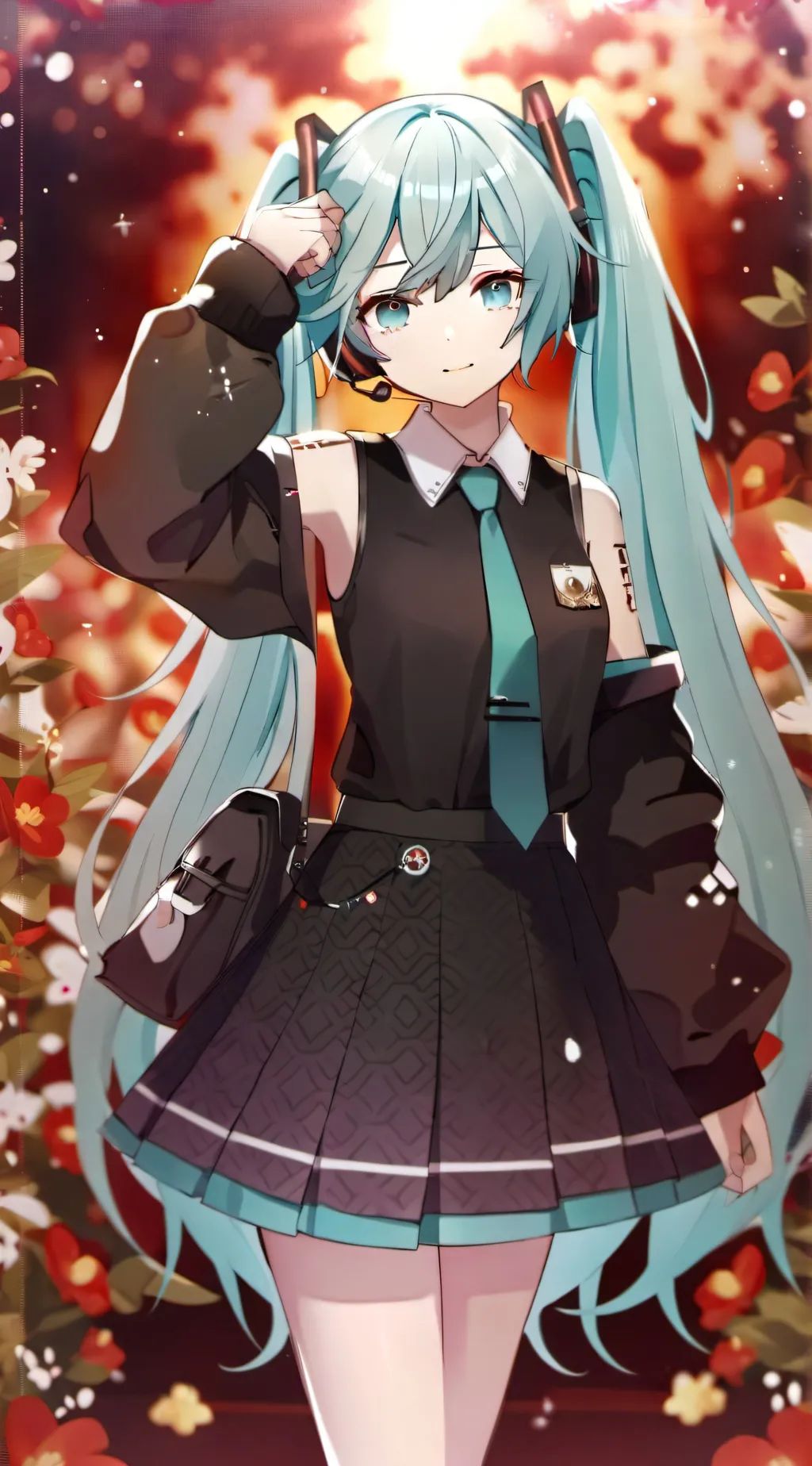 ai character: ・Hatsune Miku・ background
