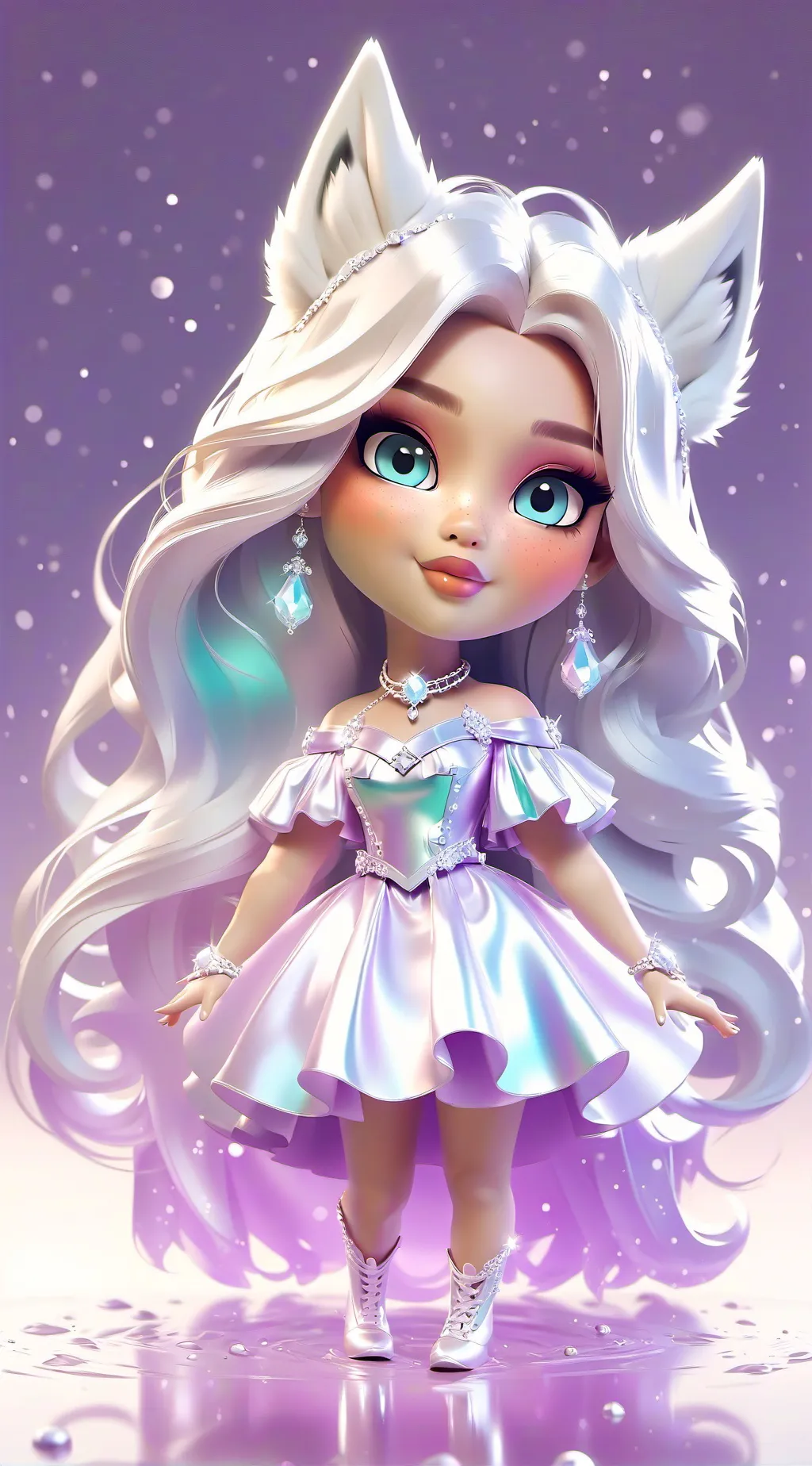 ai character: Queen background