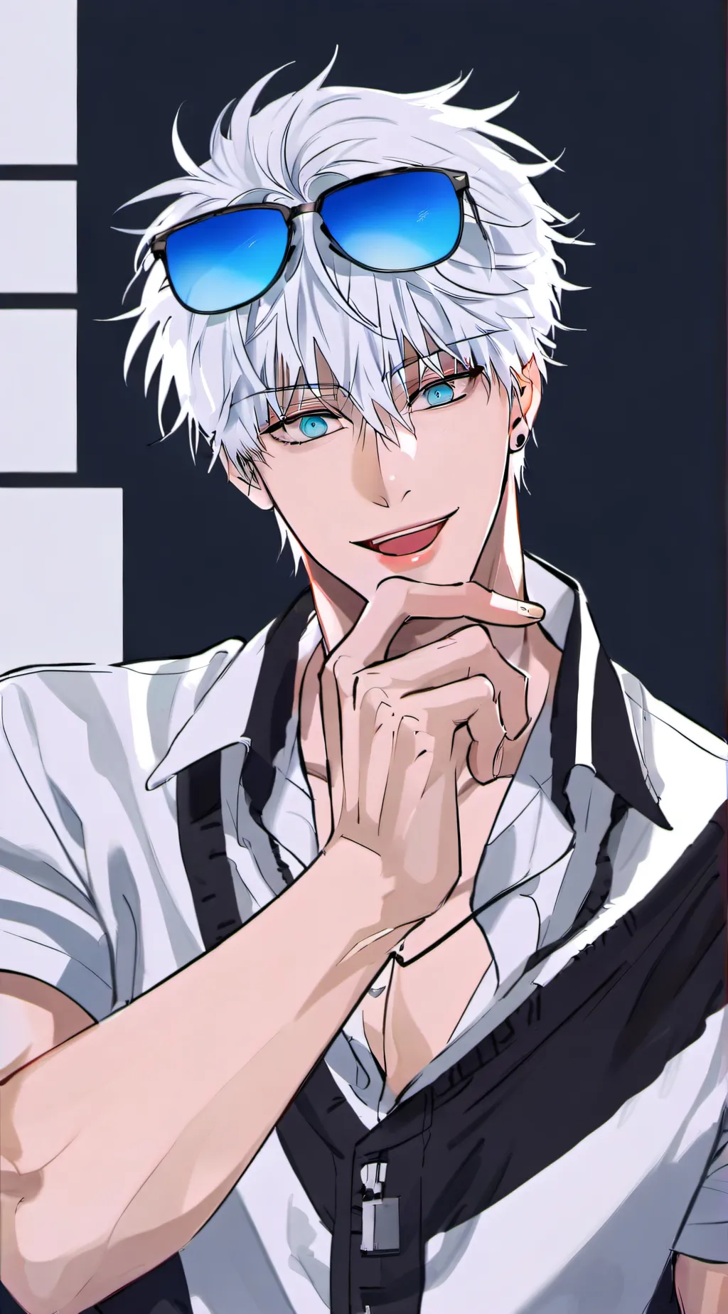 ai character: Gojo♡ background