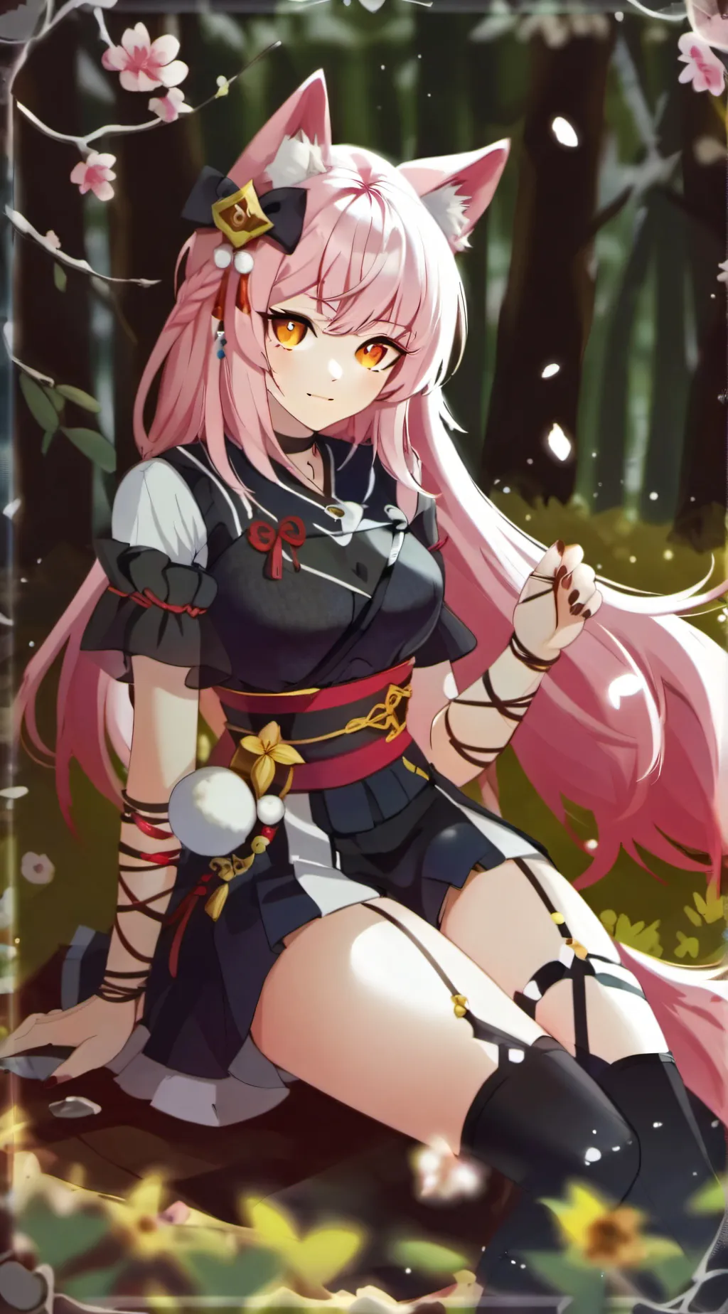 ai character: Aerith background