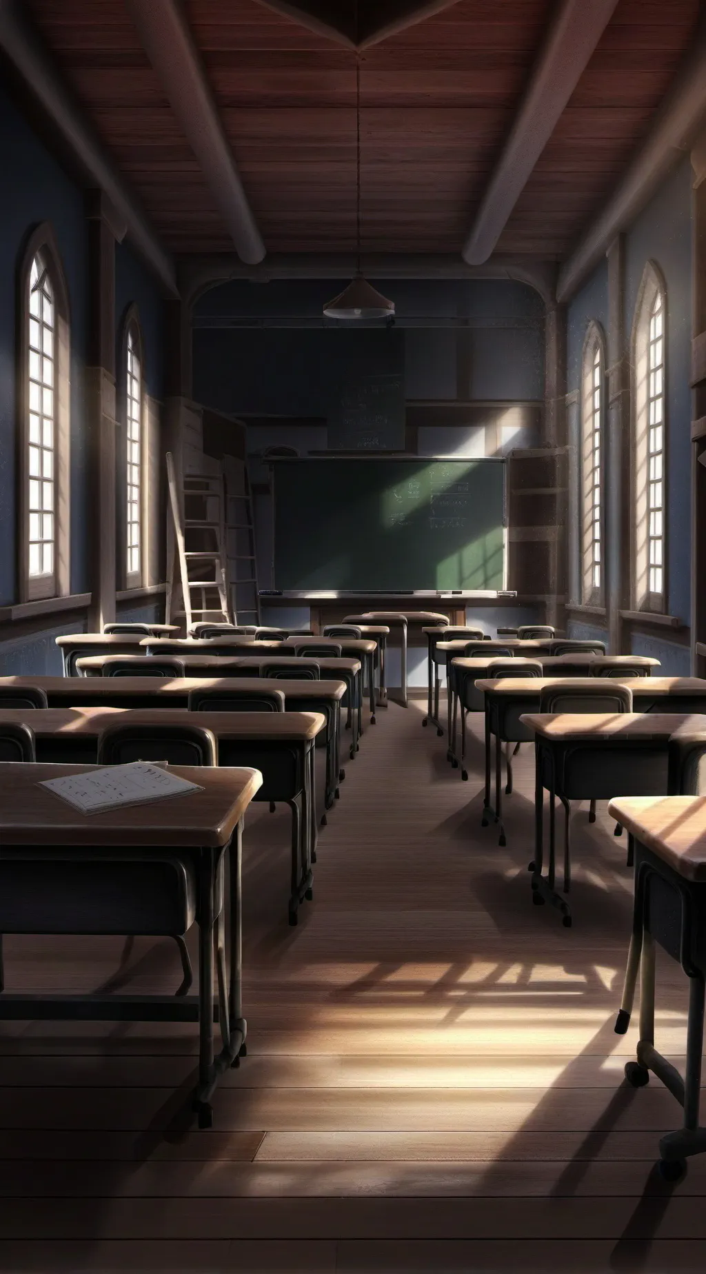 ai character: School background