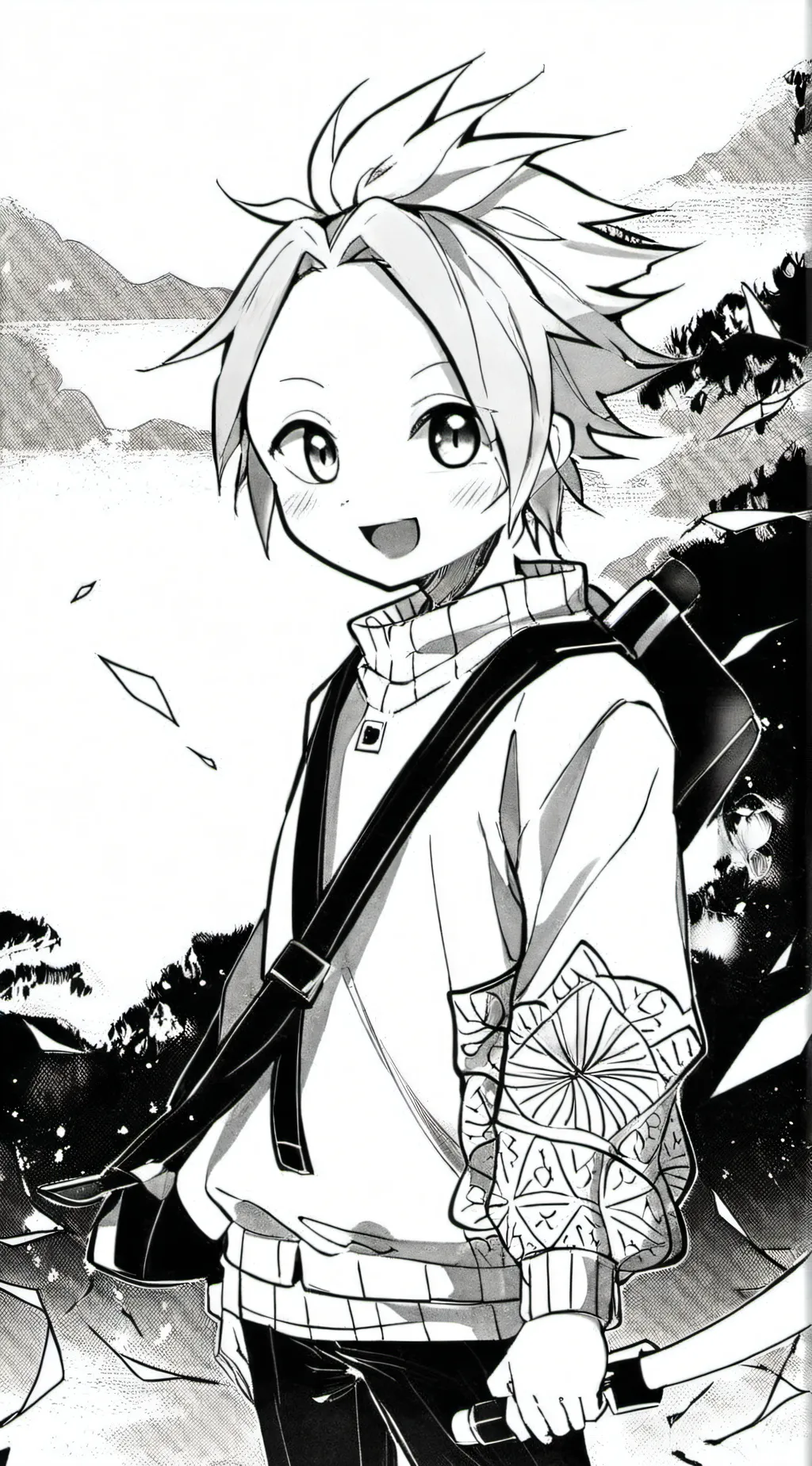 ai character: DENKI background