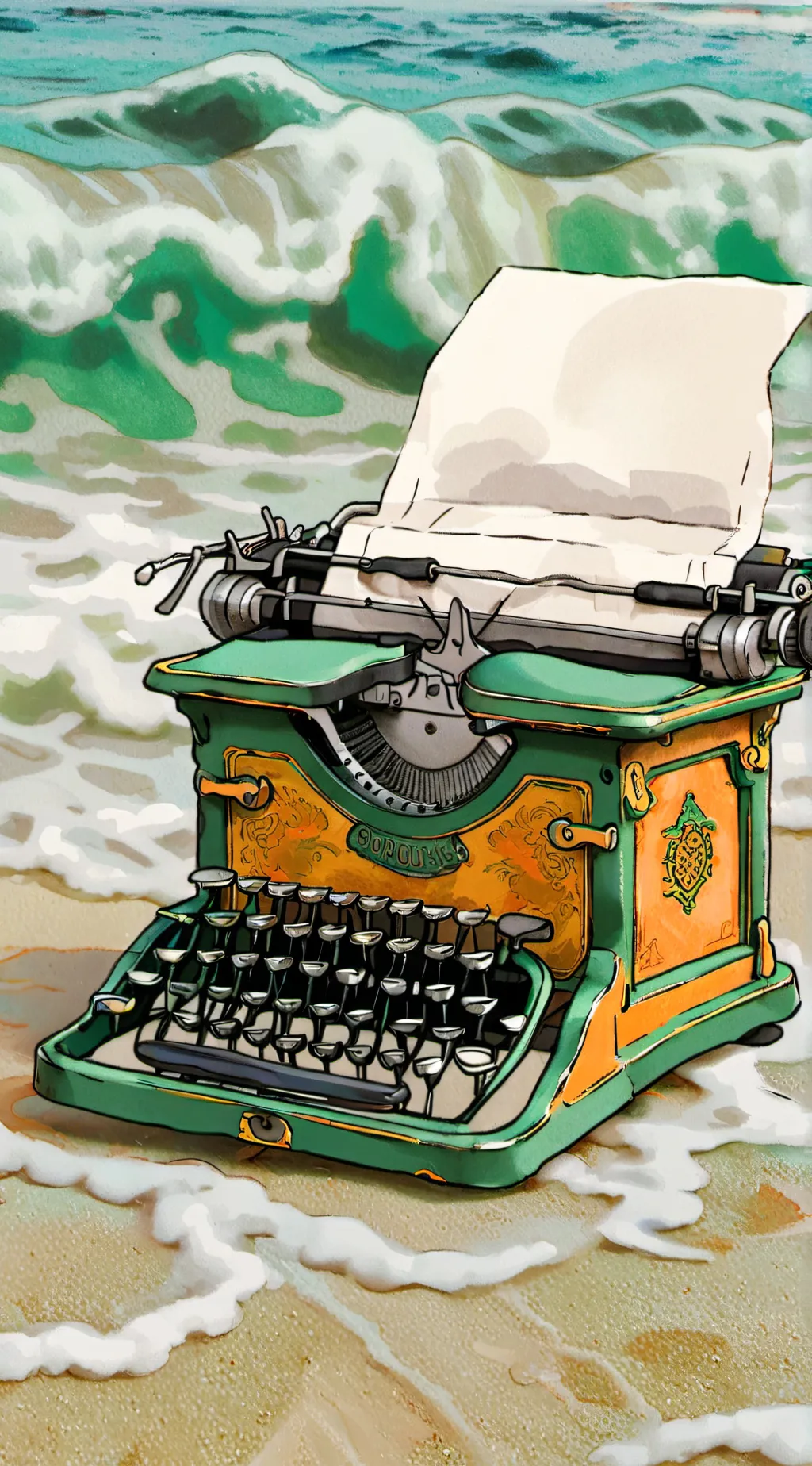 ai character: type quiz background