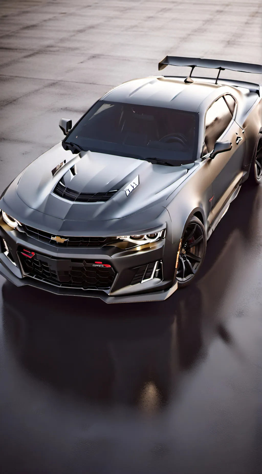 ai character: Chevy comaro zl1 background